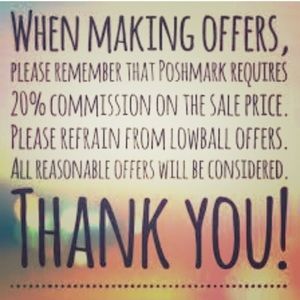 Most offers are accepted on most items!